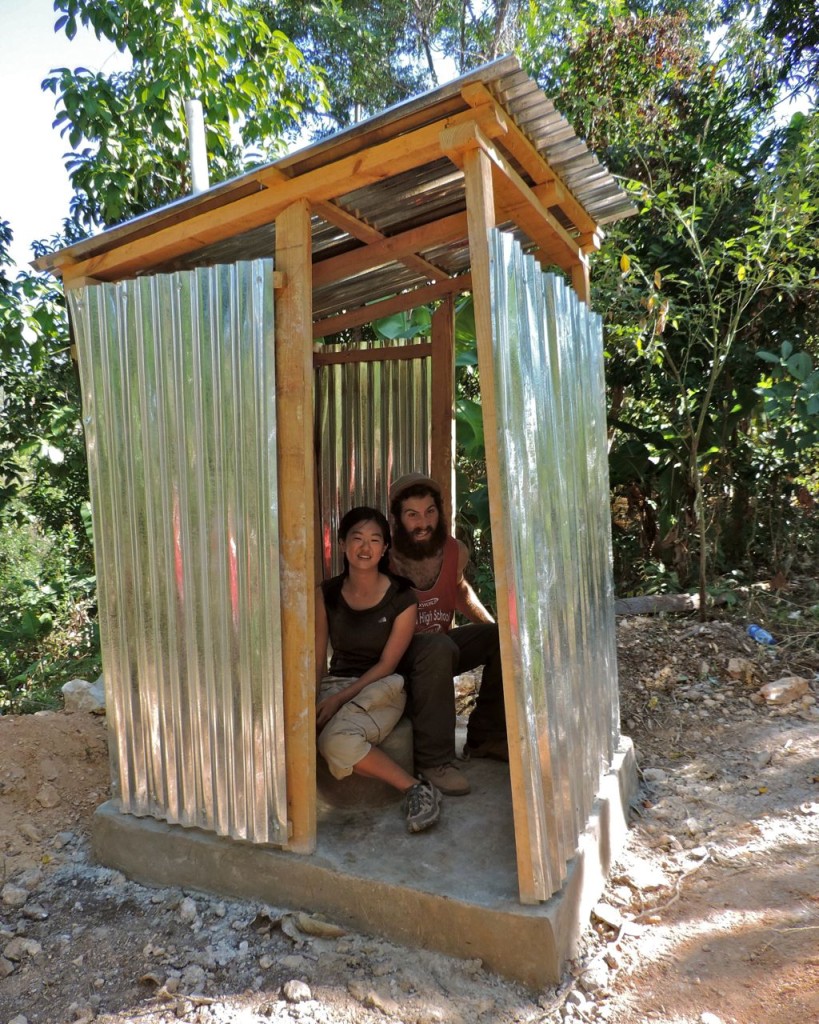Congratulations! You have built a latrine in Haiti.